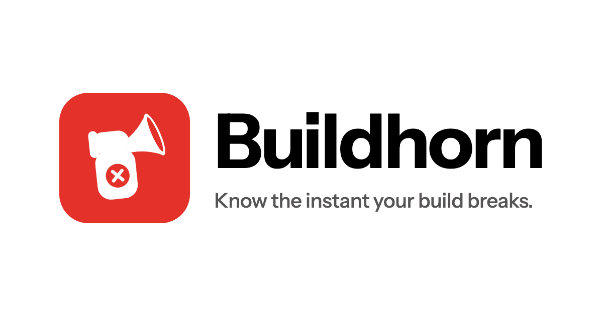 Screenshot of Buildhorn: CI/CD Alerts