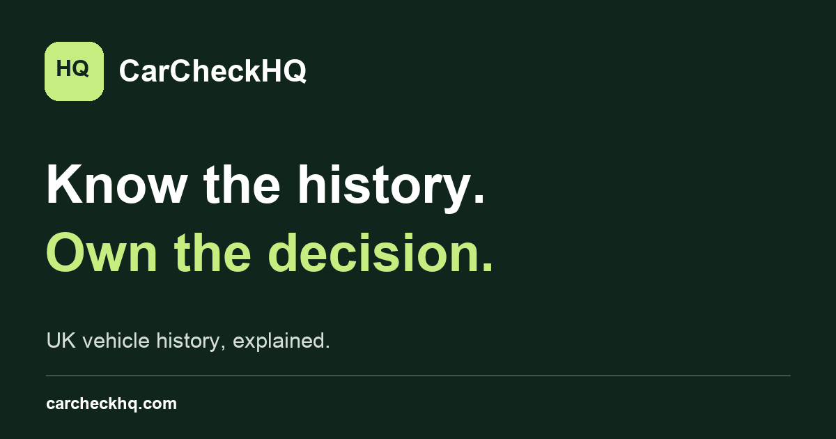 Screenshot of CarCheckHQ