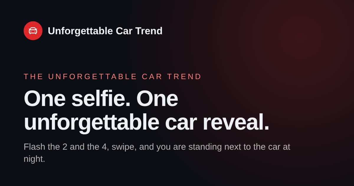 Screenshot of Unforgettable Car Trend