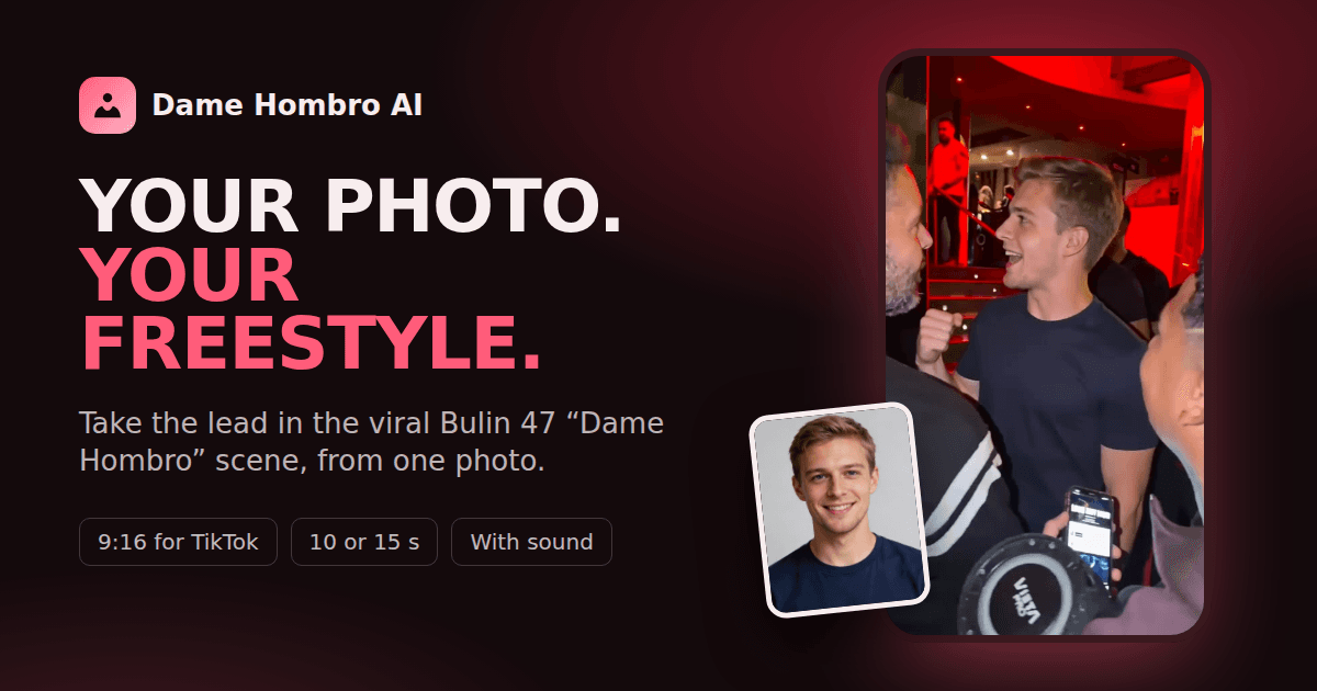 Screenshot of Dame Hombro AI
