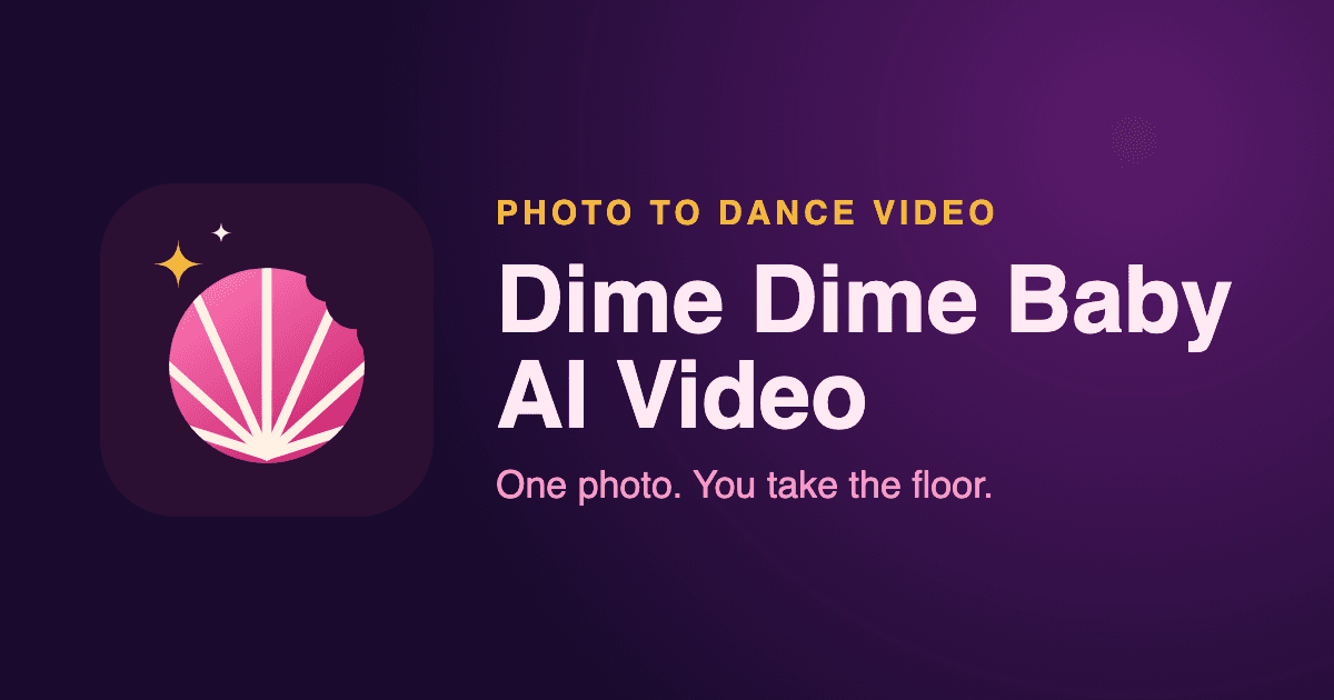 Screenshot of Dime Dime Baby AI